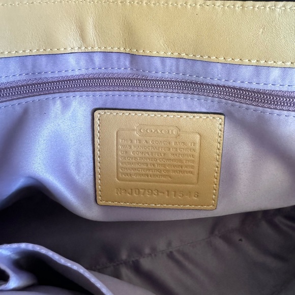 Coach Hampton Large Leather Satchel - Picture 6 of 6